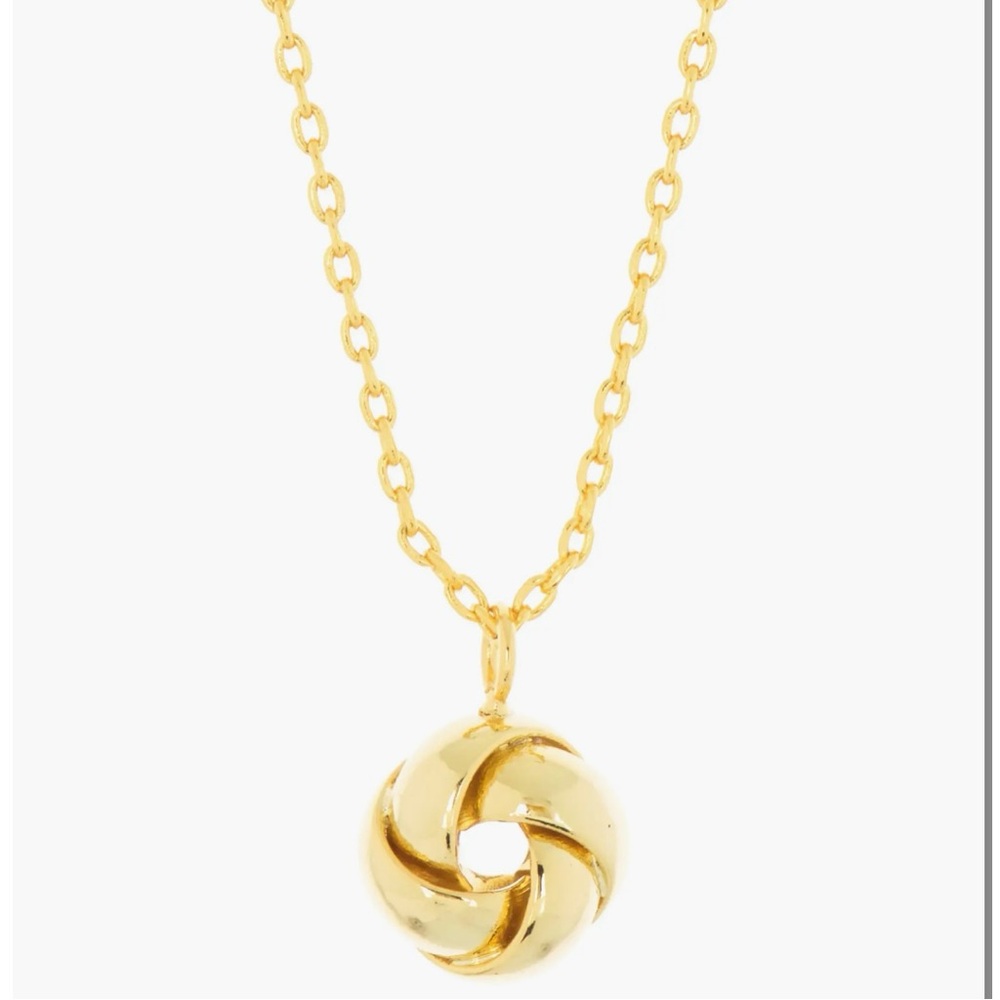 Adornia Gold Knot Necklace